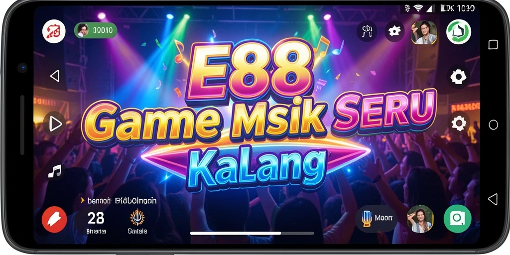 Tampilan seru gameplay E88 dengan berbagai lagu musik.