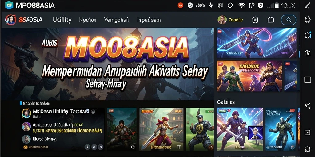 Tampilan antarmuka MPO88ASIA yang sederhana dan fungsional.