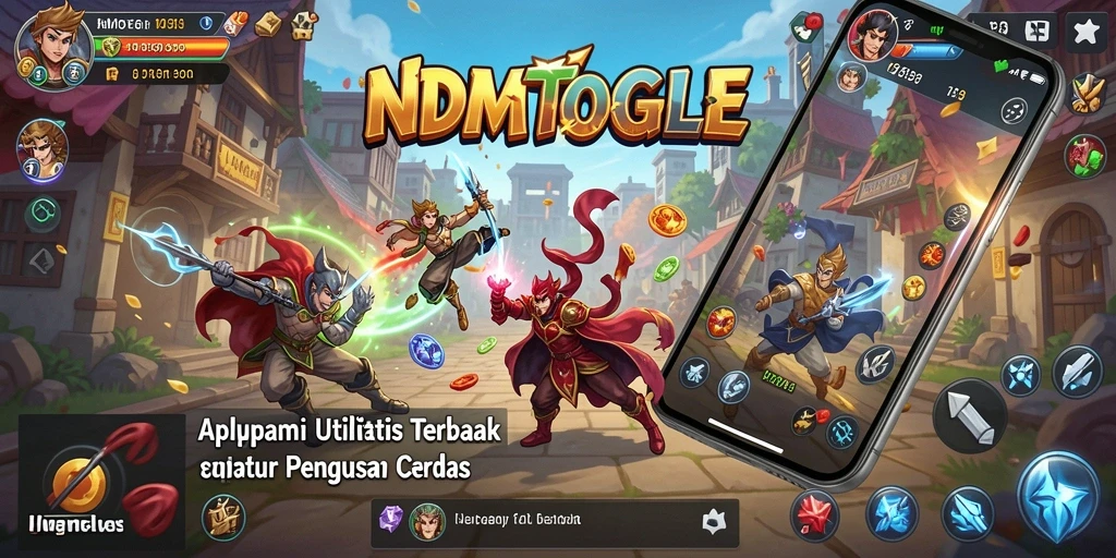 Screenshot dari NDMTOGEL menampilkan antarmuka yang ramah pengguna untuk utilitas harian.