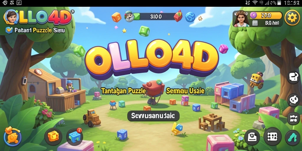 Tampilan gameplay OLLO4D yang menantang dan seru.