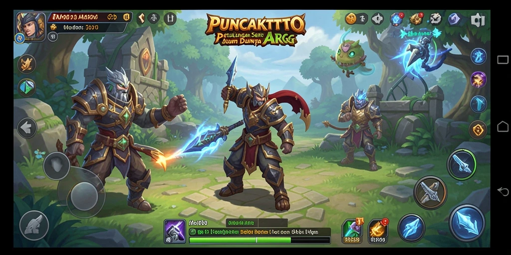 Tangkapan layar PUNCAKTOTO menampilkan aksi seru dalam pertarungan ARPG.