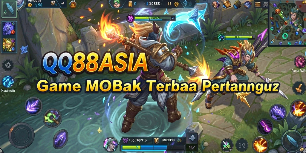 Tangkapan layar dari gameplay intens di QQ88ASIA.