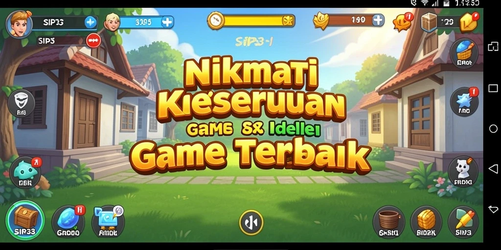 Tampilan menarik dari gameplay SIP33 yang seru dan menghibur.
