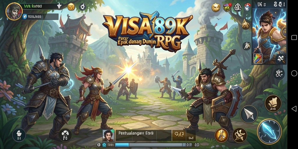 Gameplay menarik dalam dunia RPG yang menawan.